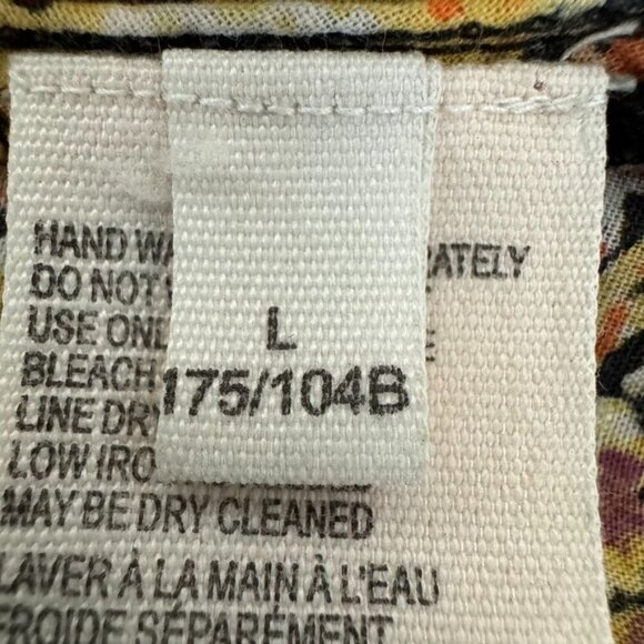 Free People Cool Meadow Floral Print True Wrap Puff Ballon Sleeve Peasant Blouse - Picture 8 of 10